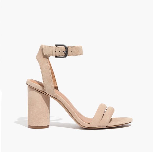 Madewell The Rosalie High Heel Beige Tan Sandals - Picture 3 of 8